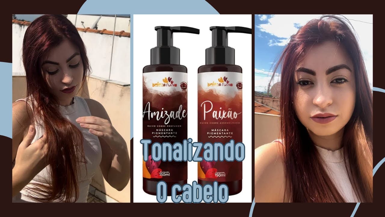 Tonalizando o cabelo Ruivo