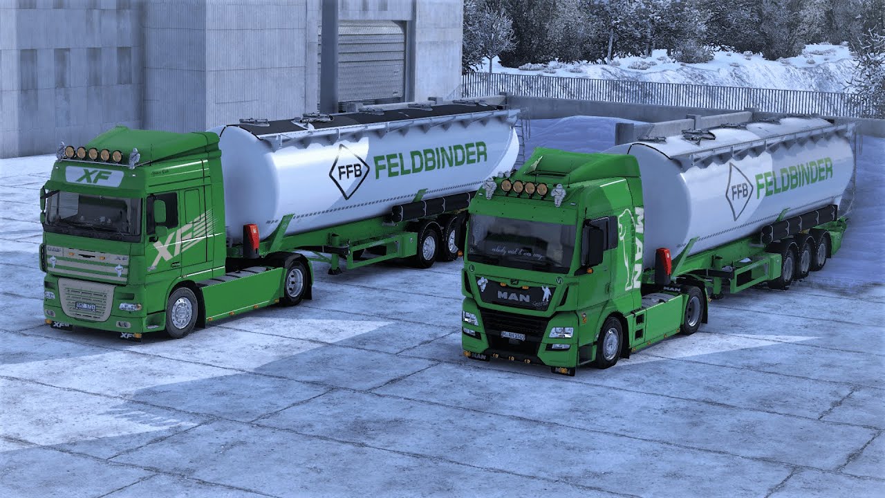 ETS 2 1.46 Convoy Multiplayer with mods DAF XF 105.510/MAN TGX 460 (Hannover 🇩🇪-Erfurt 🇩🇪)