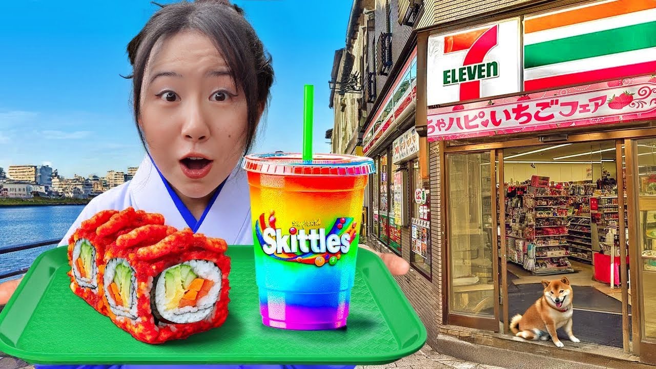 24 Horas Vivendo Só Com Comida De Loja De Conveniência No Japão (Quase Surtei)