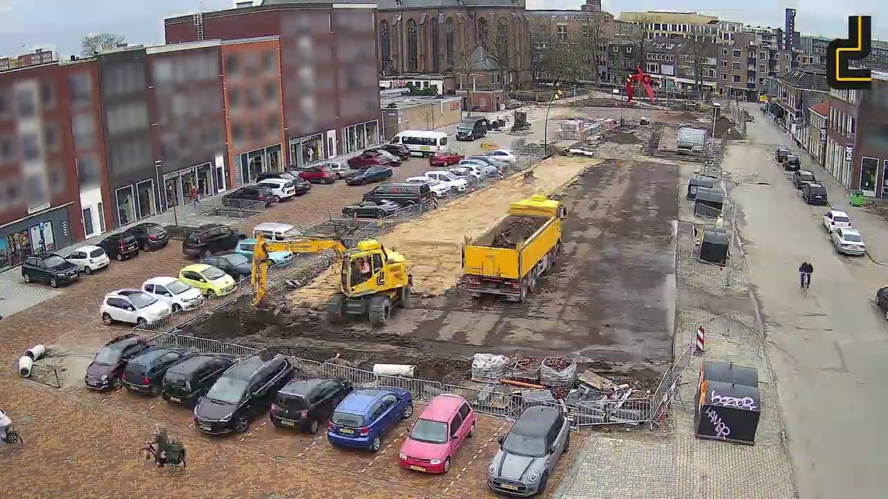Dusseldorp ISM | Timelapse herinrichting Wetplein Hengelo