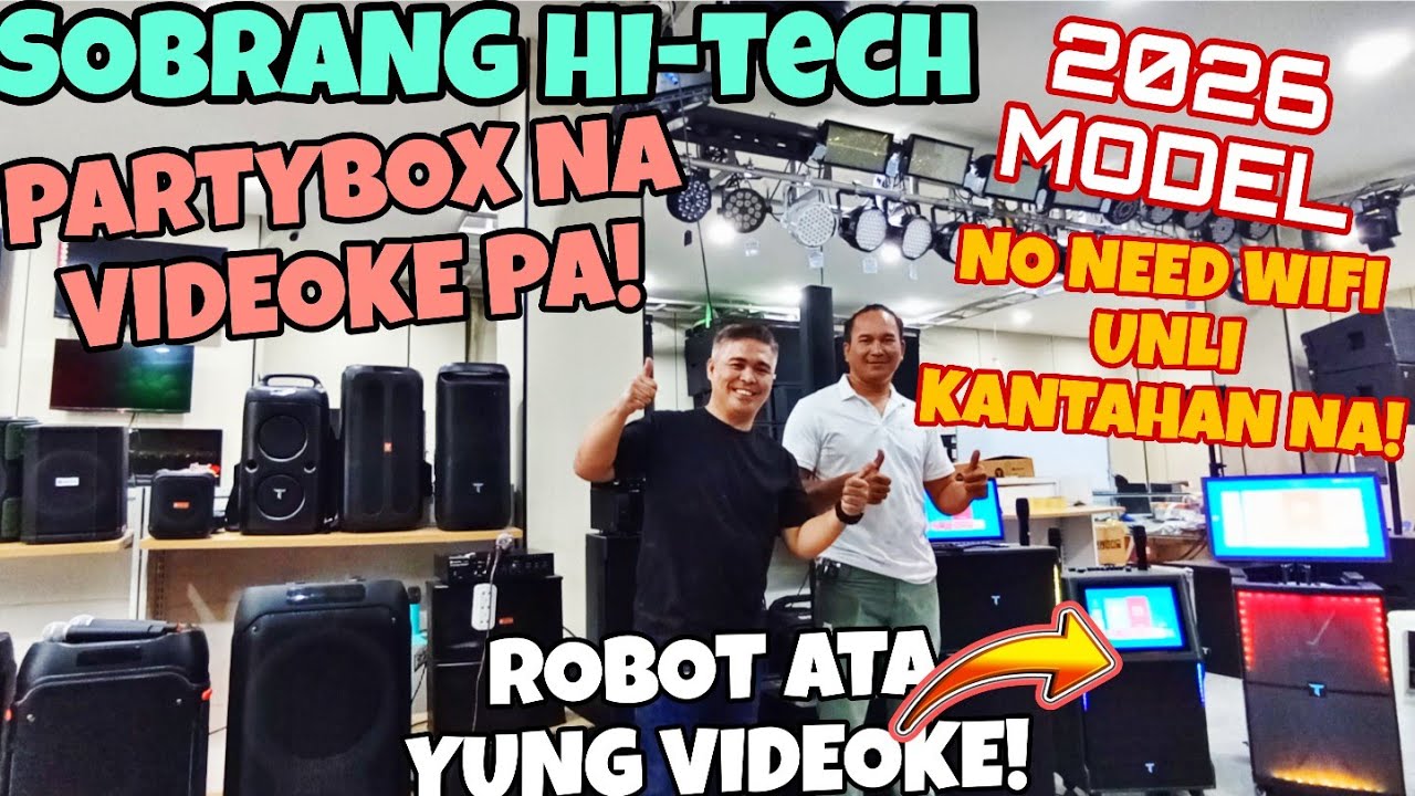TOSUNRA NAGLABAS NG HI-TECH PARTY BOX na VIDEOKE PA. May VIP CARD!