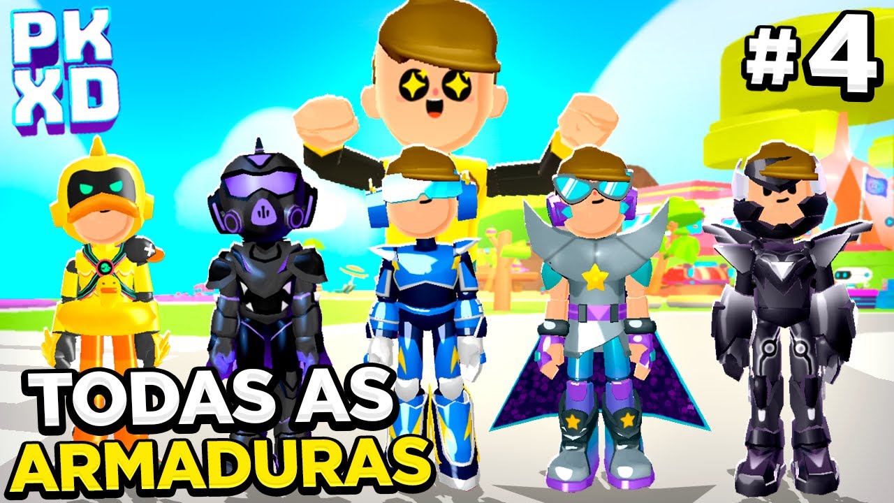 TODAS AS ARMADURAS DO PK XD - PARTE 4