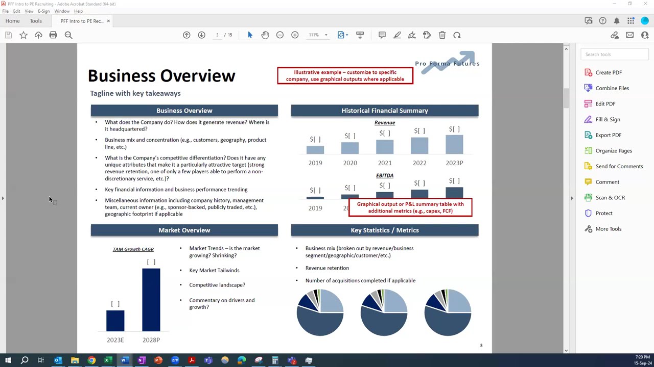 Private Equity Recruiting Fundamentals - Case Study and Mock Investment Committee Presentation