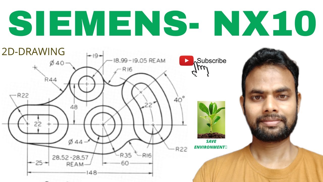 Sketcher Tutorial on Siemens NX-10#3 | 2D Drawing Tutorial for beginner on Siemens NX-10 completely