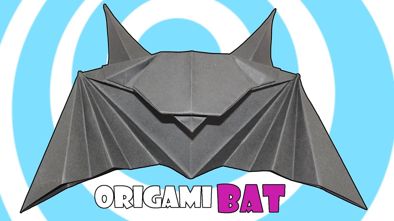 DIY: Origami Bat A4 paper size video tutorial (Origamite)