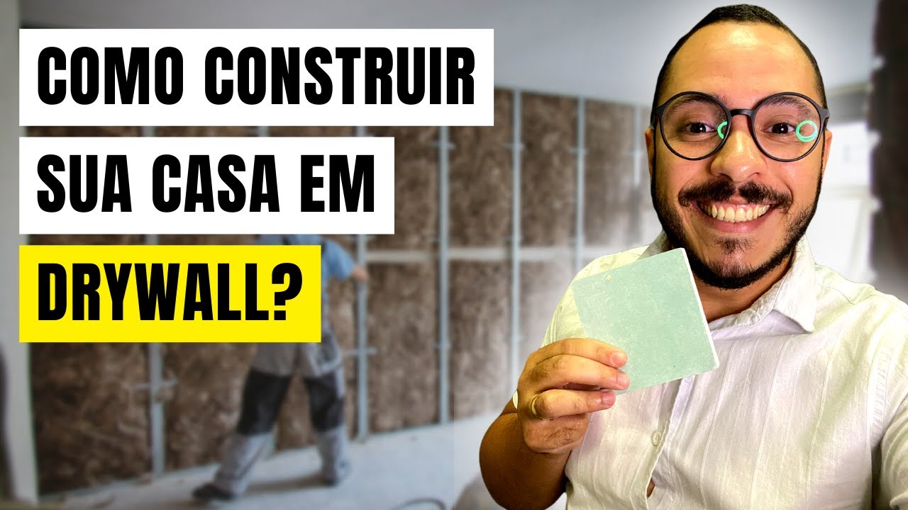✅COMO CONSTRUIR UMA CASA EM DRYWALL! parede, passo a passo.