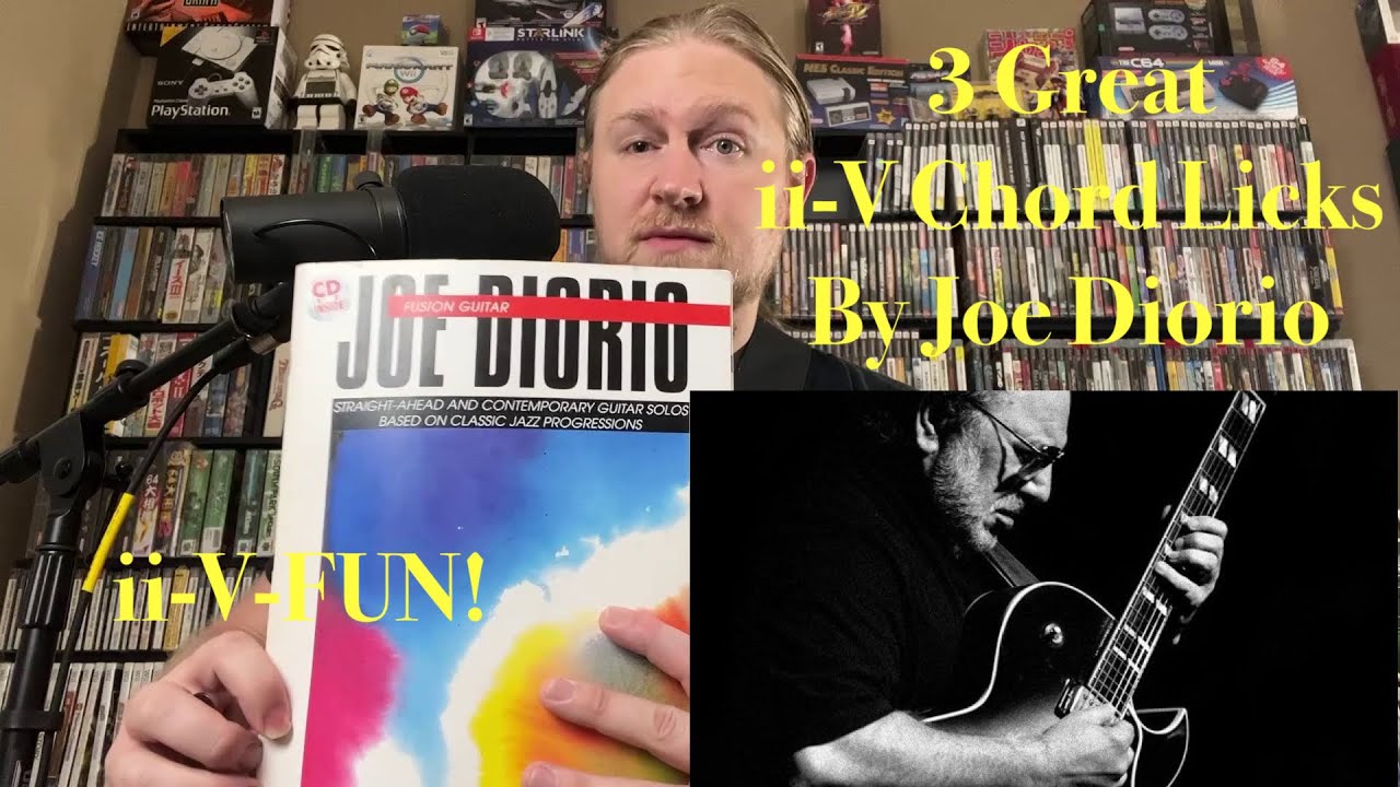 3 Great and Easy ii-V Chord Licks from Joe Diorio - Chord Melody and Comping | Jazz Guitar Lesson