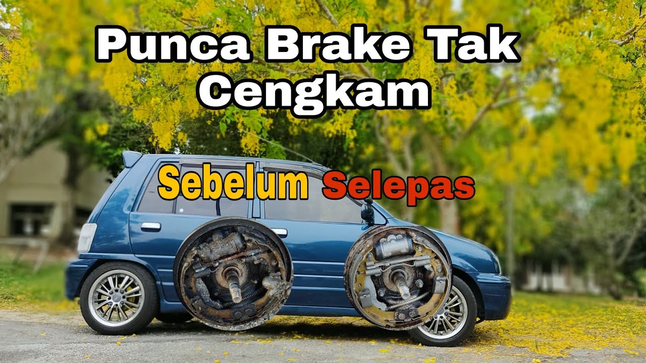 DIY | Tukar Brake Pump & Brake Shoes Perodua Kancil