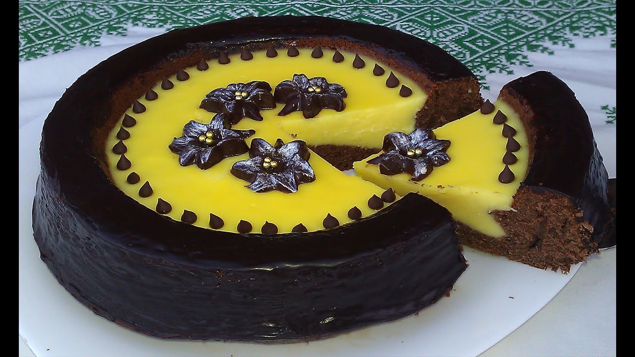 كيك راااائع بالشوكولاوالكريم باتيسيير في المول العجيب/Cake moule magique