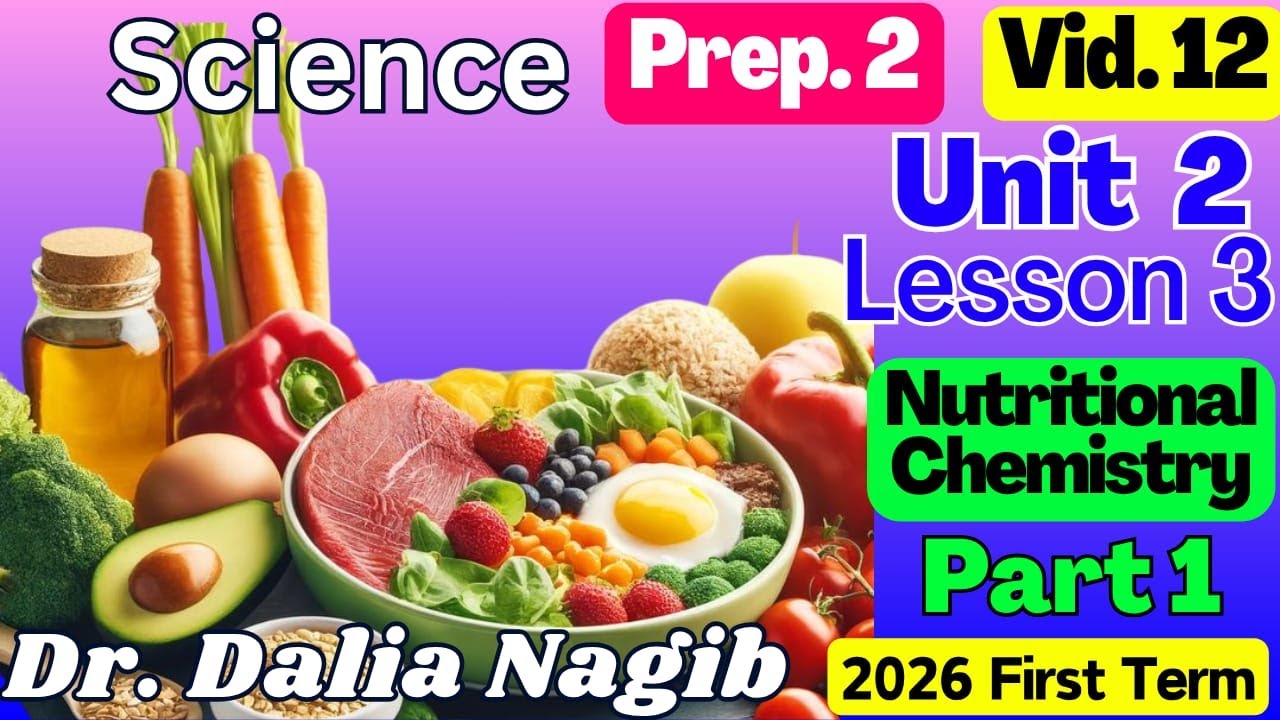 ساينس تانيه أعدادي الترم الاول المنهج الجديد 2026  𝑺𝒄𝒊𝒆𝒏𝒄𝒆 𝑷𝒓𝒆𝒑 2 𝑼𝒏𝒊𝒕 2️⃣ 𝒍𝒆𝒔𝒔𝒐n 3 part 1