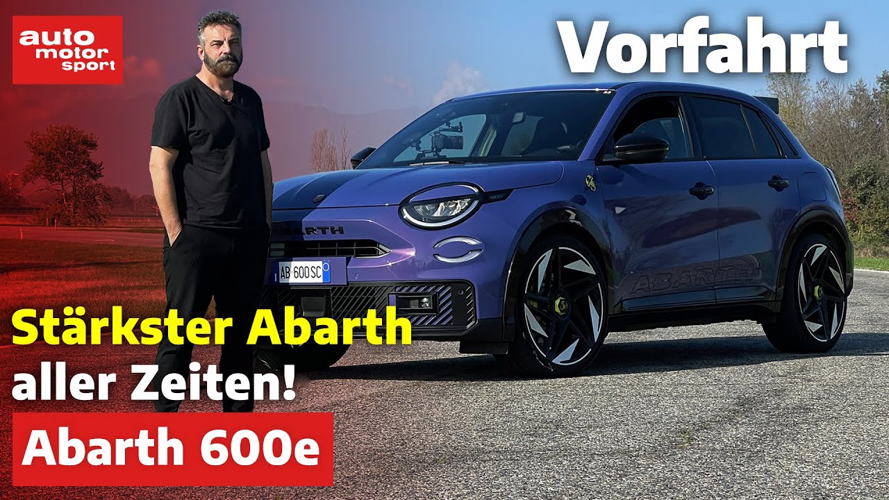 Abarth 600e: Fahrspa&szlig; und Emotionen ohne Verbrenner? | auto motor und sport
