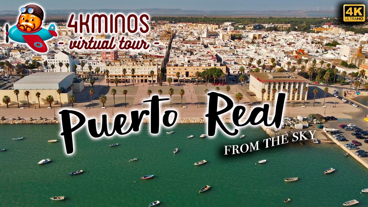 🛩️ Puerto Real from the Sky - 4K (Drone 2021) - Flying Virtual Tour Spain