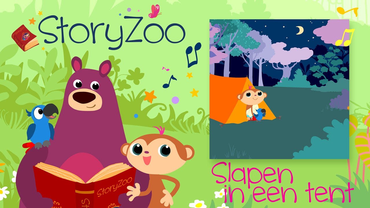 Slapen in een tent • Zing mee met Toby, Bax en Pepper • StoryZoo