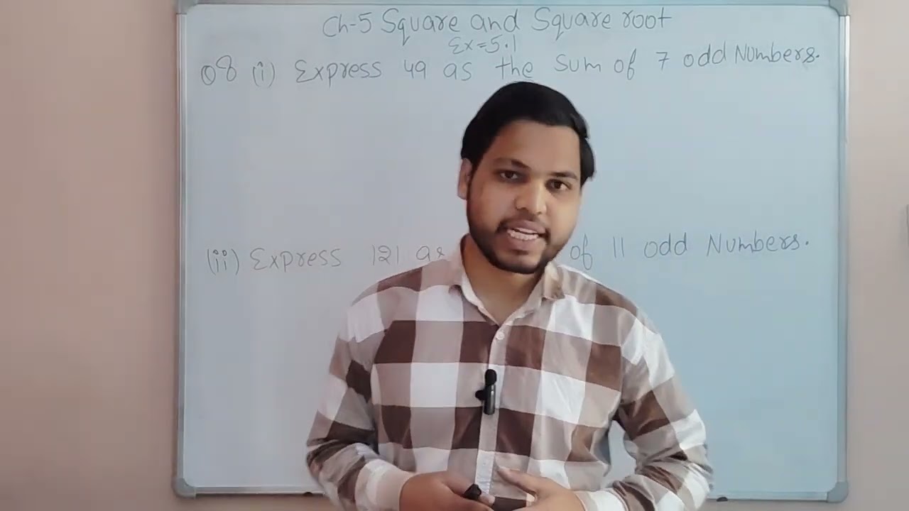 Class-8 ch-5 Square and square root ex-5.1(part-2)