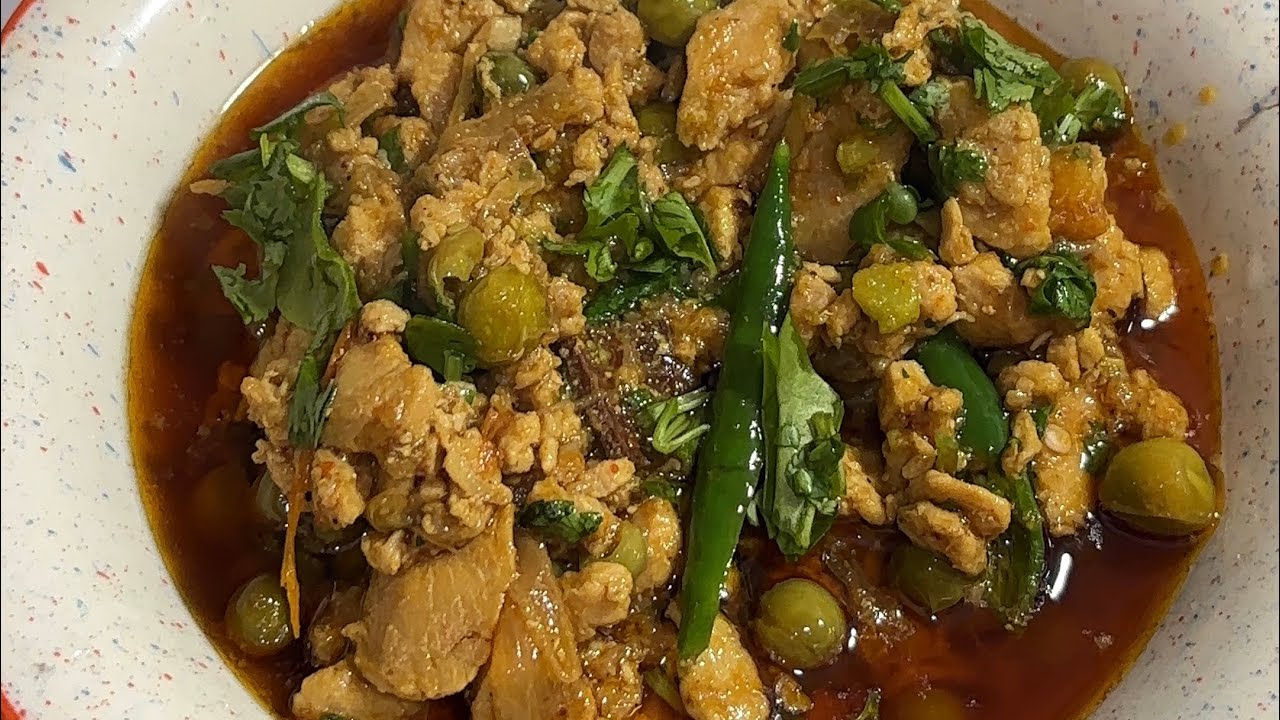 Chicken Matar Keema Recipe | Dhaba Style Chicken Keema Matar | Easy & Quick Chicken Keema Recipe | 
