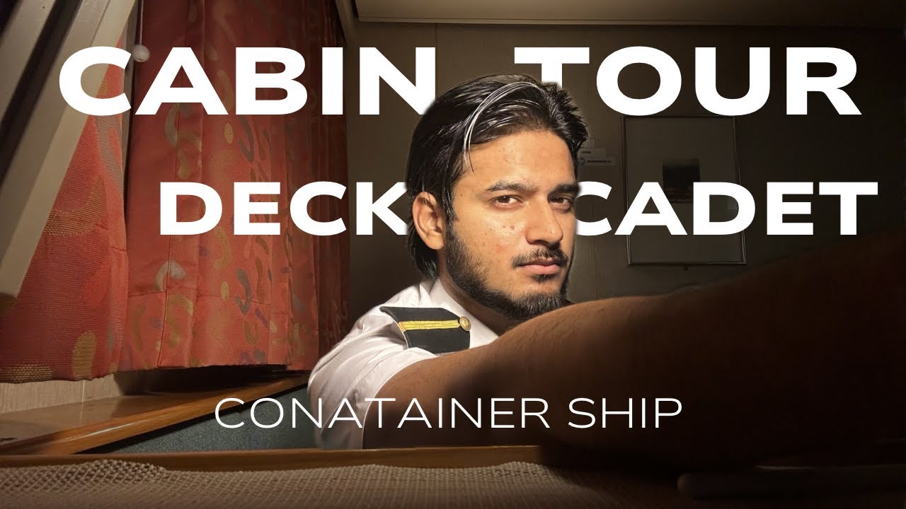 Cabin Tour of a Deck cadet in Container ship. | Merchant navy