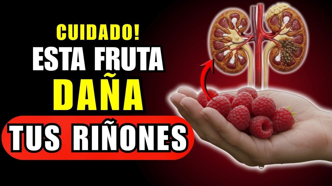 FRUTAS que PROTEGEN tus RIÑONES si tienes Creatinina Alta (3 Seguras y 2 Peligrosas)