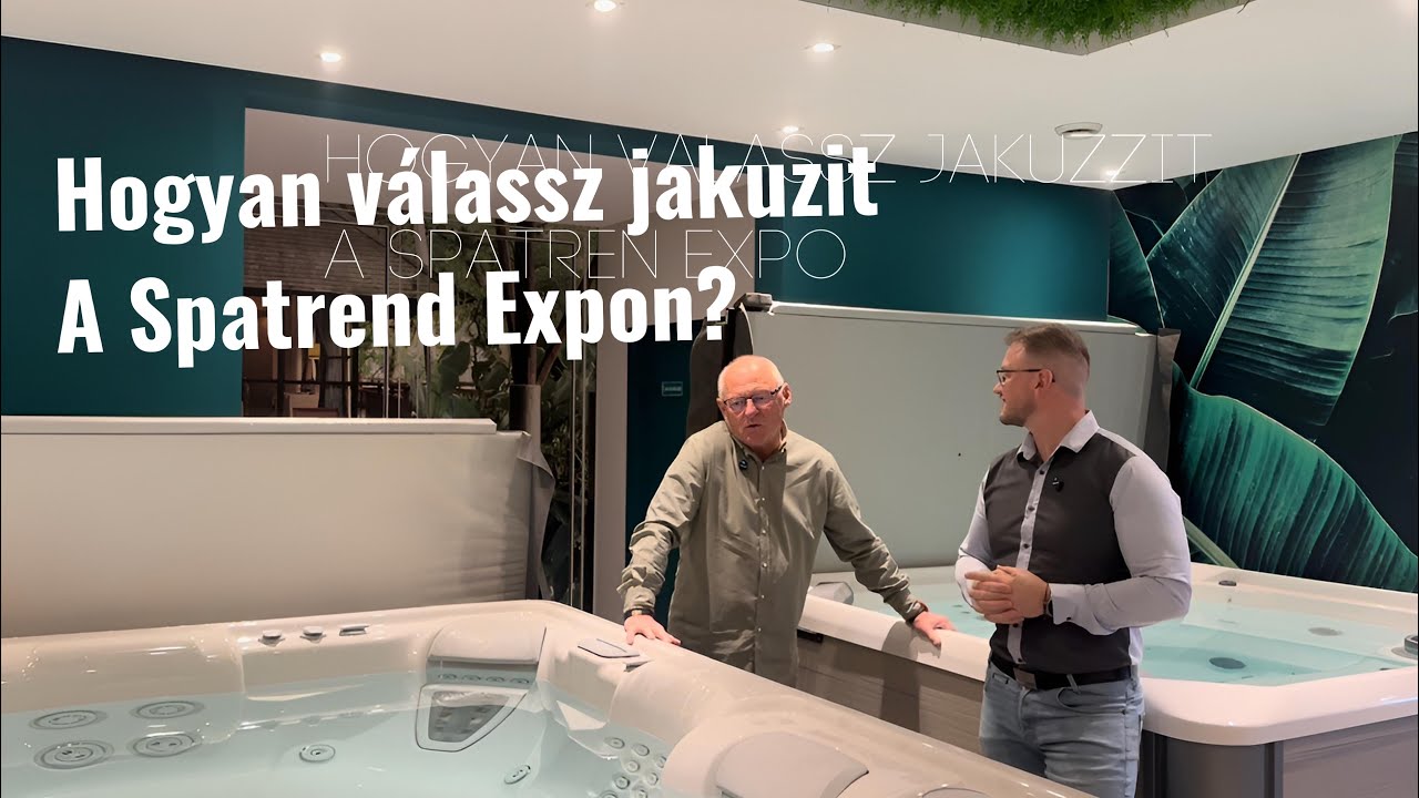 Hogyan válassz jakuzzit SpaTrend Expo-n? Seres István és Vezse Roland meghívója