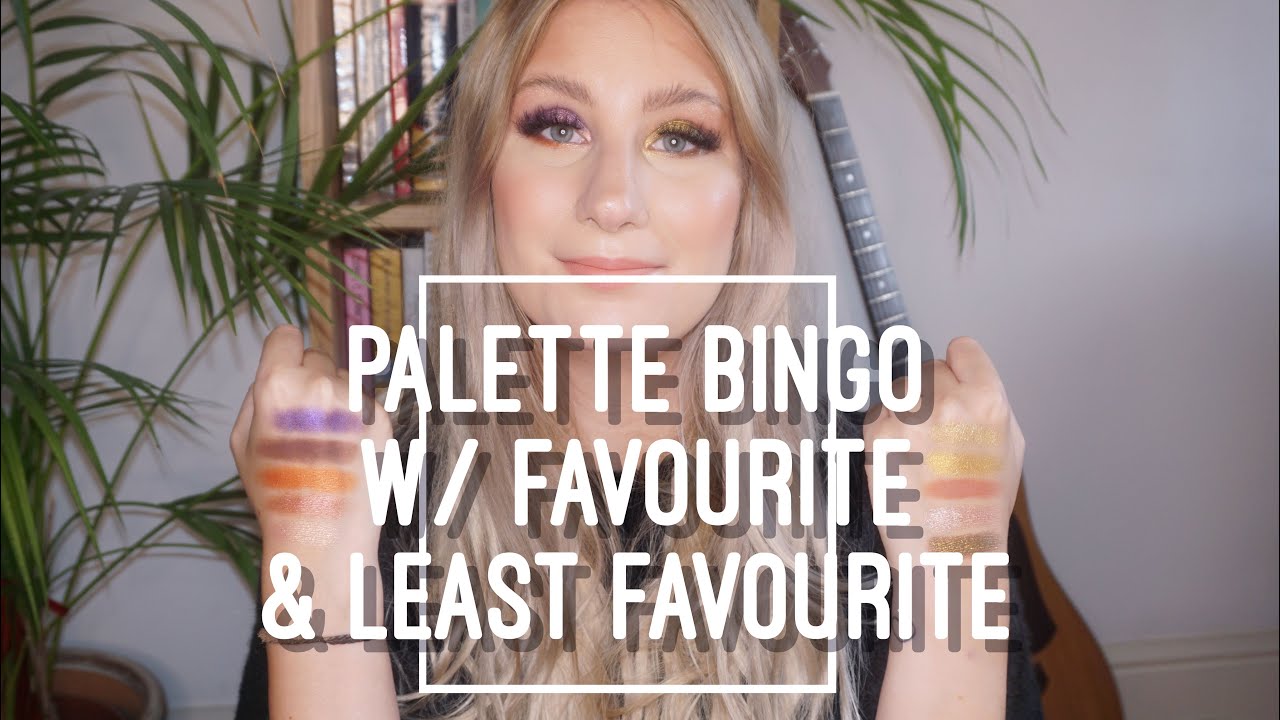Palette Bingo w/ My Favouite & Least Favourite Eyeshadows In Palettes | sofiealexandrahearts