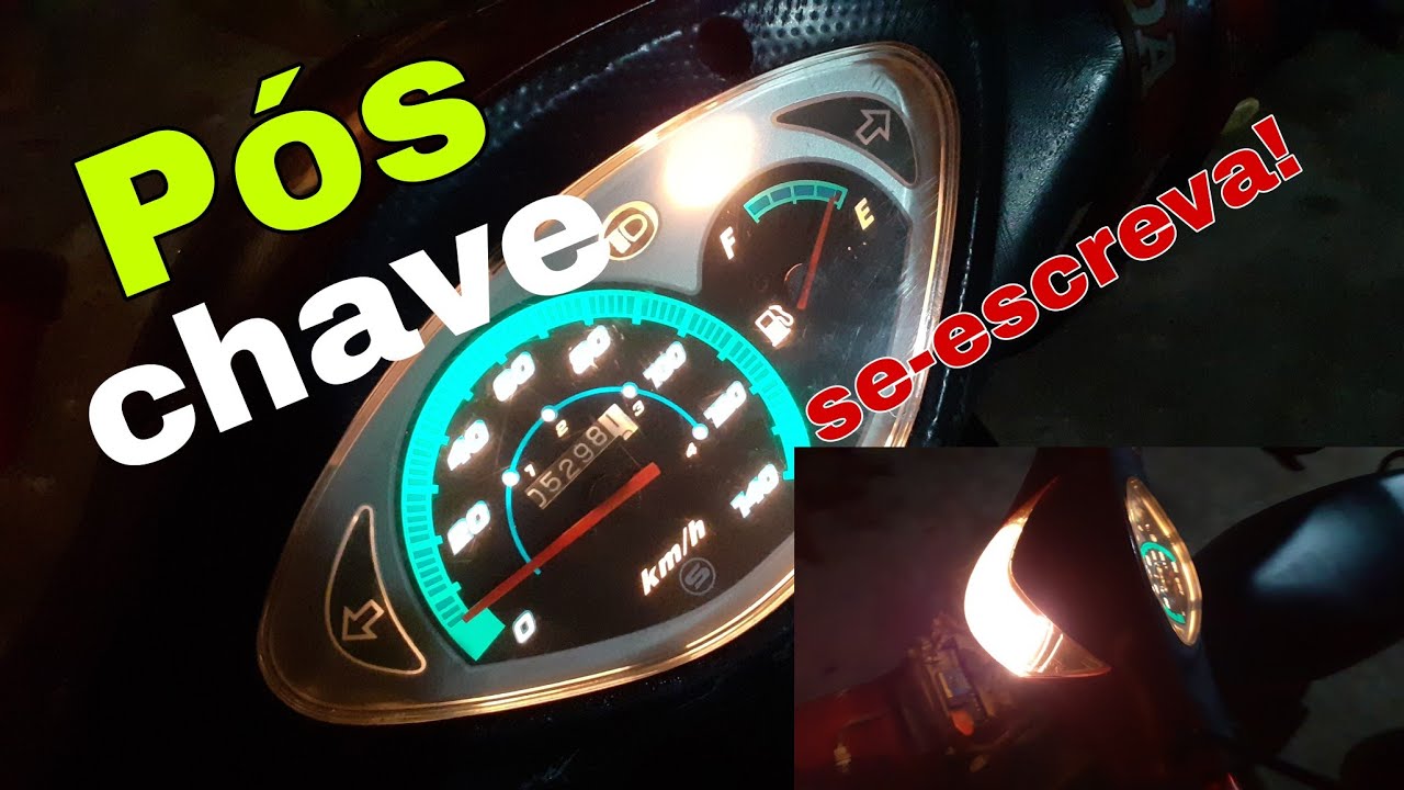 Como Fazer Pós Chave no Painel da Biz 125 e No Farol.