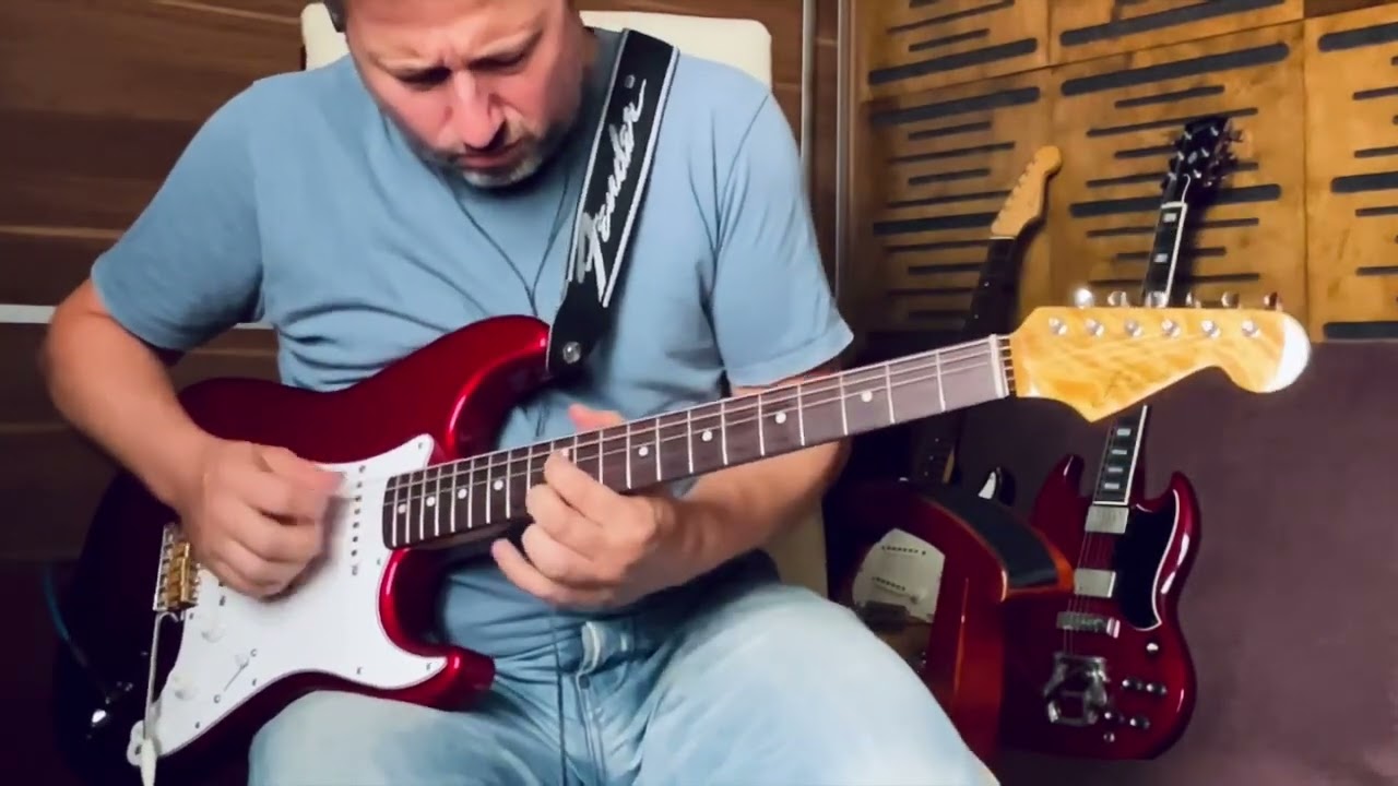 Bukowski Candy Apple strat, Bukowski Tweed Deluxe, UA Dream 65