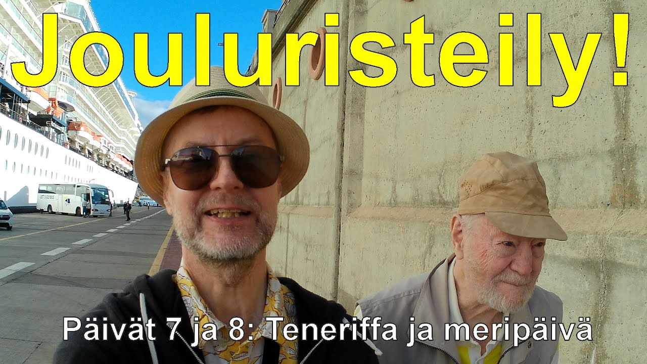 Jouluristeily! Päivät 7 ja 8: Teneriffa ja meripäivä
