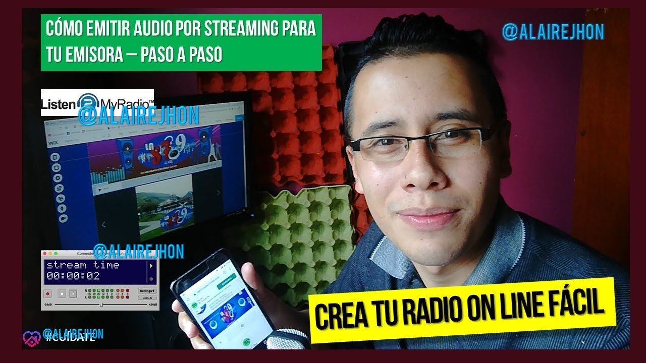 Crear una emisora por Internet  2024 (fácil) con Listen 2 My Radio tutorial