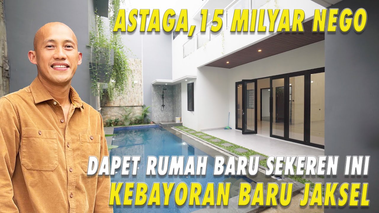 Astaga, 15 Milyar Nego | Dapet Rumah Baru Sekeren Ini | Kebayoran Baru Jaksel