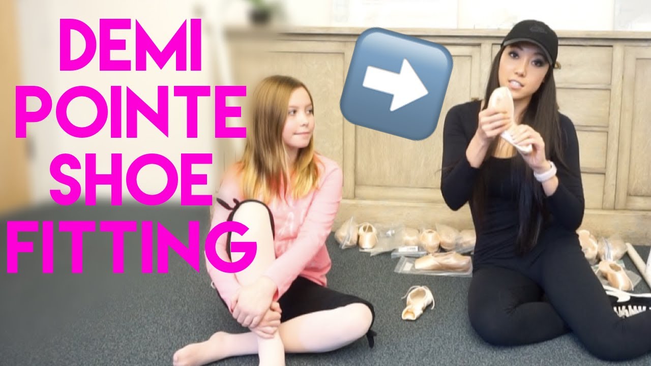 Demi Pointe Shoe Fitting