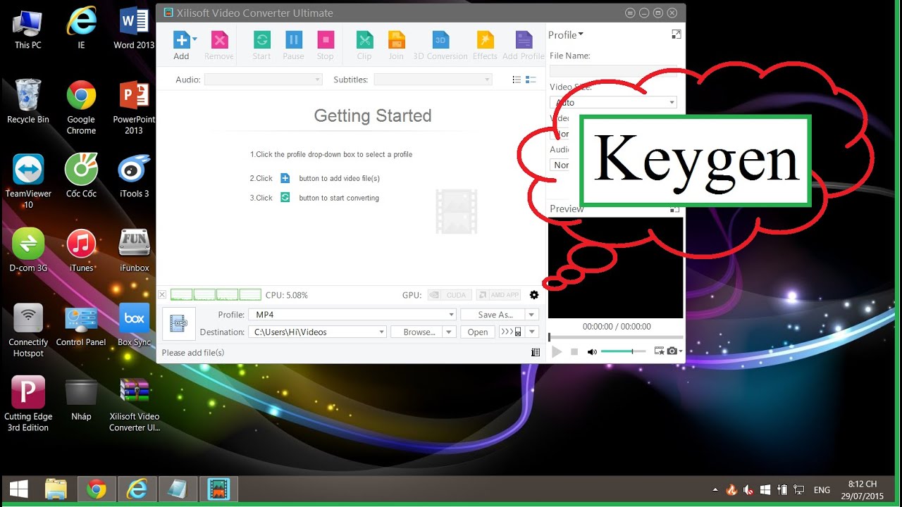 Xilisoft Video Converter Ultimate 7.8.5 Keygen