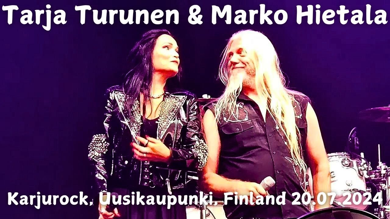 Tarja Turunen & Marko Hietala - Dead To The World @ Karjurock, Uusikaupunki, Finland 20.7.2024