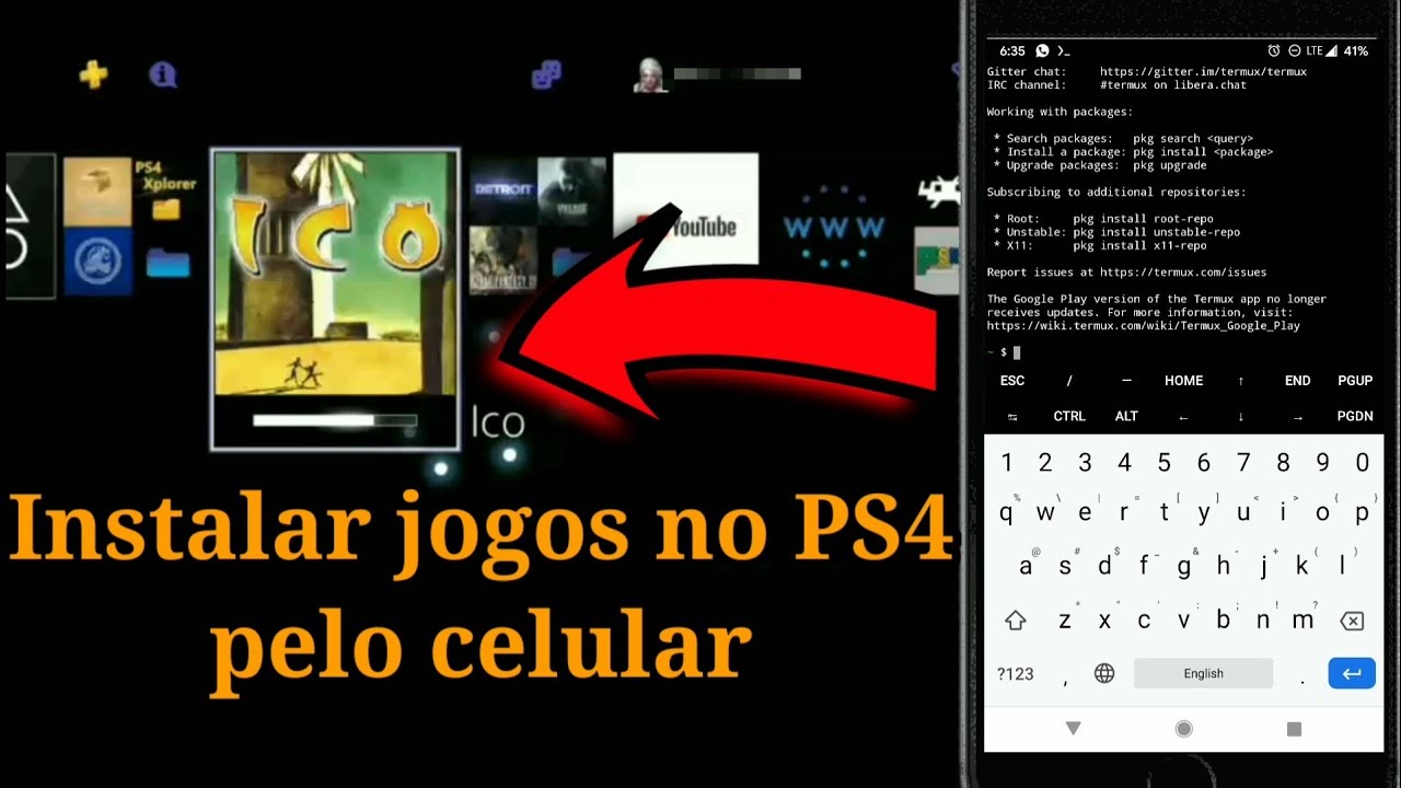 Instalar Jogos no PS4 Desbloqueado pelo Celular via FTP (Novo Método)
