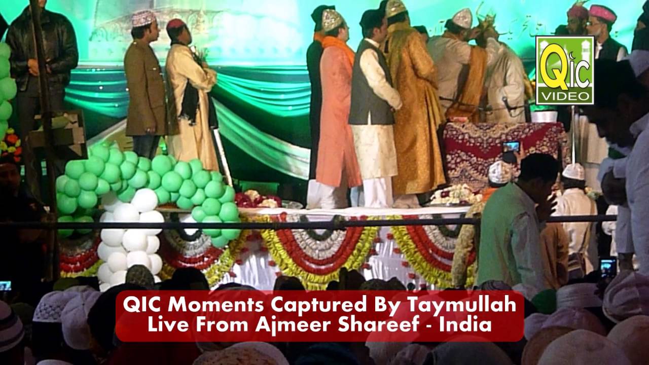 Dr Tahirul Qadri Ajmeer Shareef Historical Moment Capture Live By QIC