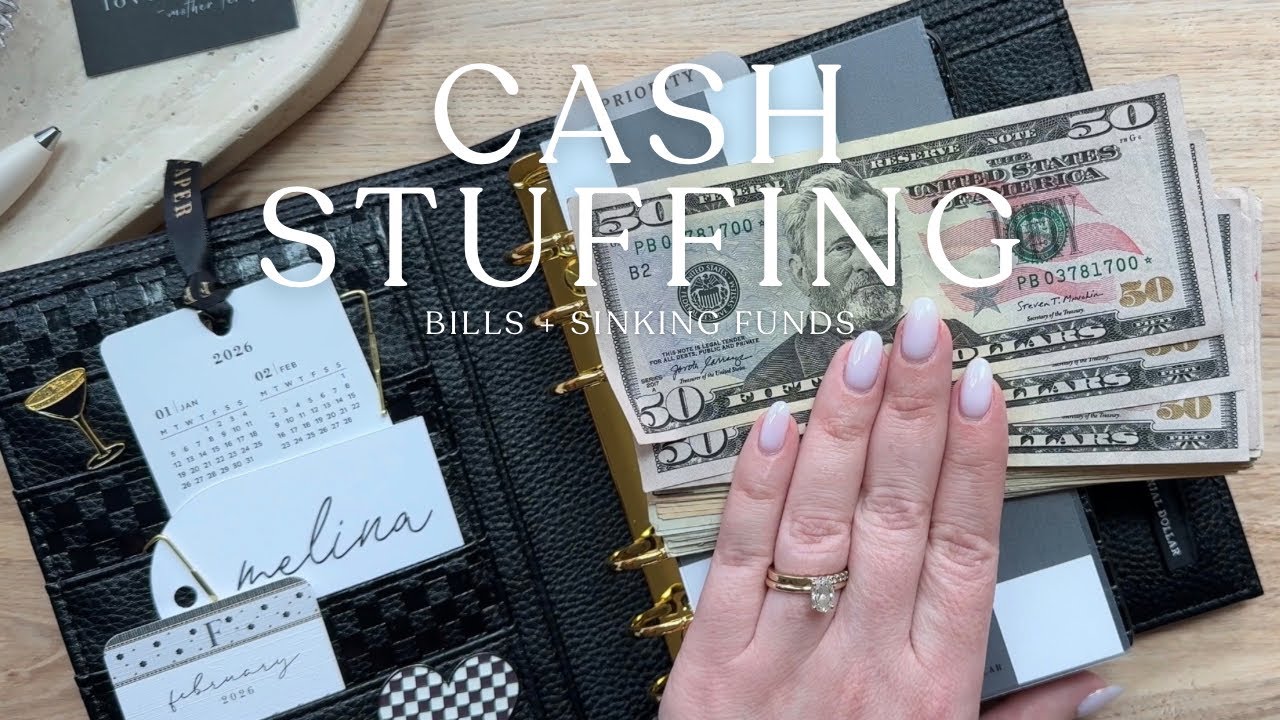 Cash Envelope Stuffing | Into Bills + Sinking Funds | Noº4