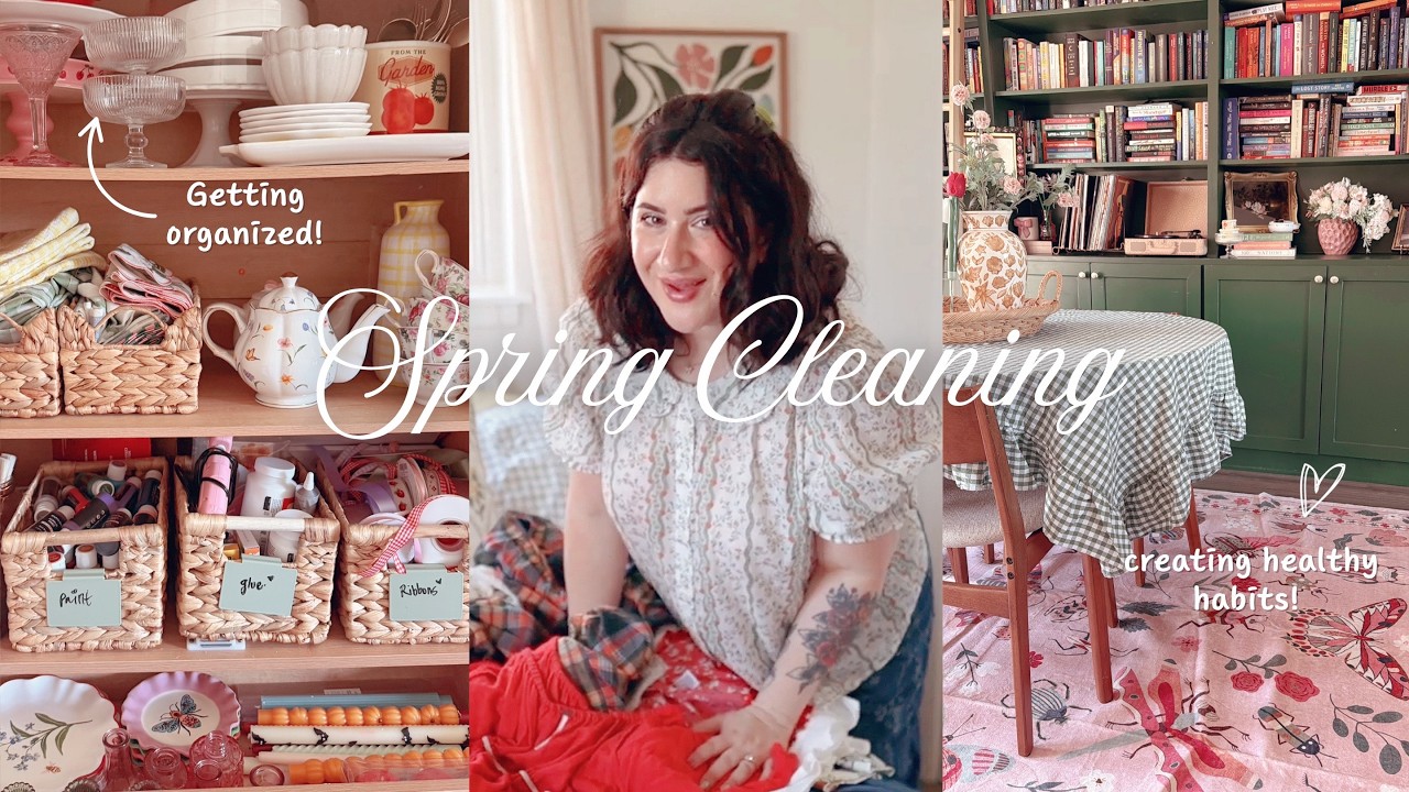 Уютная весенняя уборка 🌸🧼: организация пространства, генеральная уборка, закупка продуктов и форм...