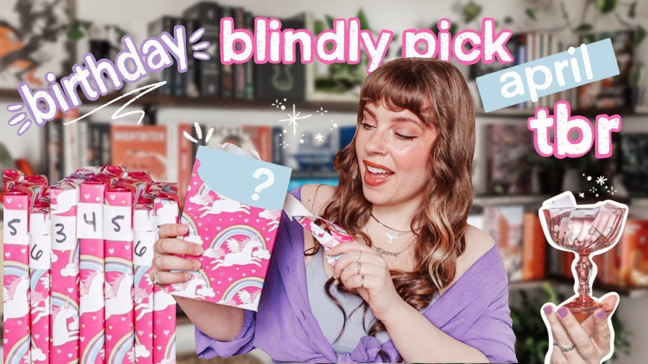 blindly pick my April reads 🧁🦄✨ APRIL TBR
