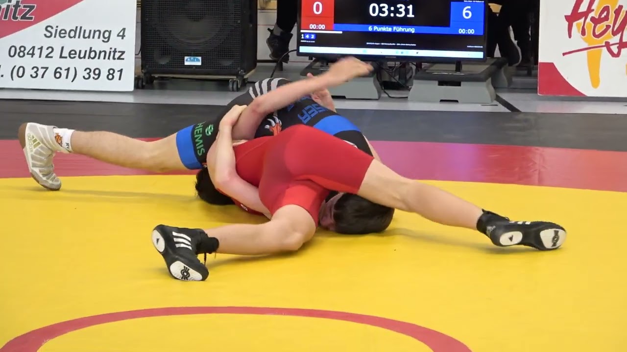 Wrestling / Ringen, 1. Horst-Hinze-Turnier 2023, Jugend A, 51 kg, Greco, Parkanyi - Bohn