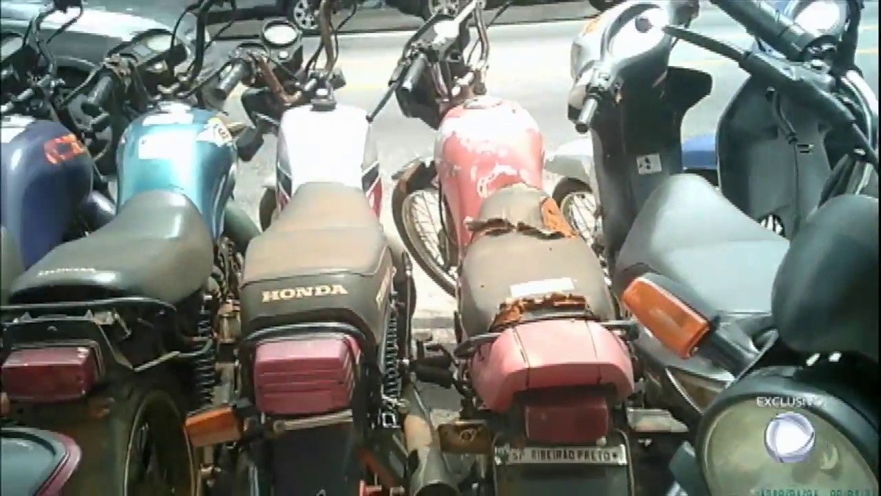 Motos compradas como sucata em leilões circulam irregularmente em SP