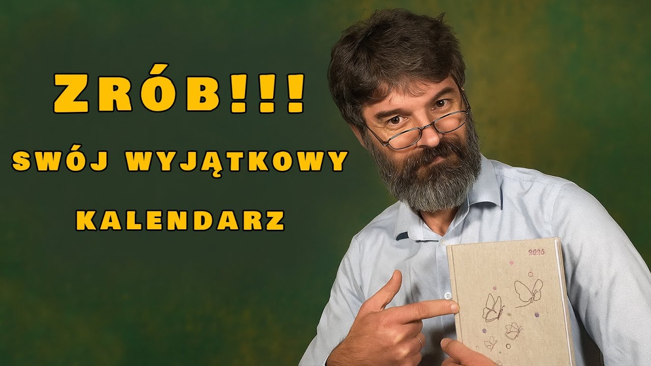 📘 Jak zrobić elegancki kalendarz 2026 – oprawa w płótno z grafiką i tłoczeniami!