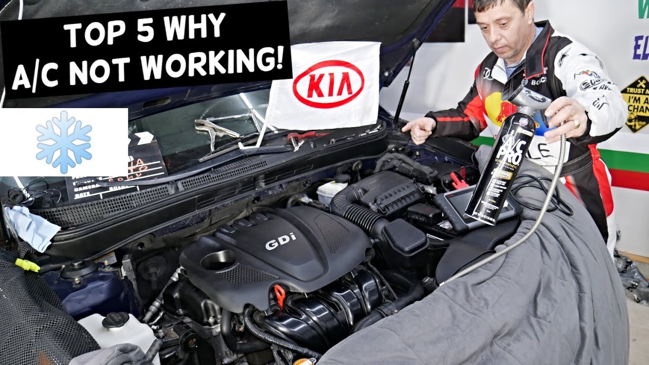 TOP 5 WHY AC DOES NOT WORK ON KIA OPTIMA, AC BLOWS HOT FIX