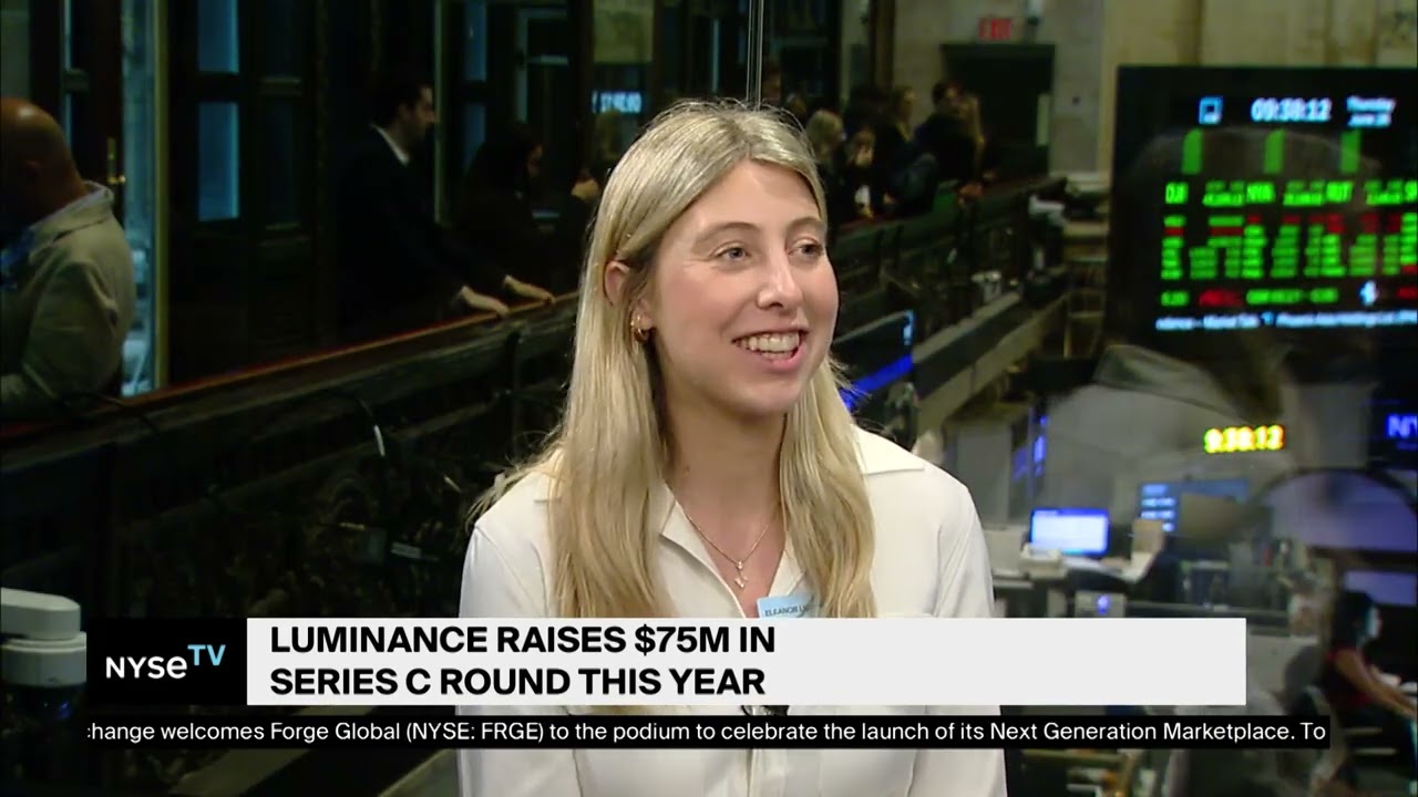 Eleanor Lightbody, CEO of Luminance Joins Live on NYSE TV