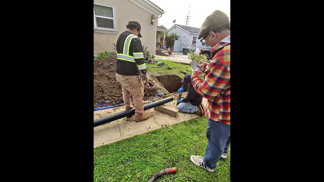 Trenchless Sewer Replacement #construction #plumbing #plumber #sewerline #trenchless #diy