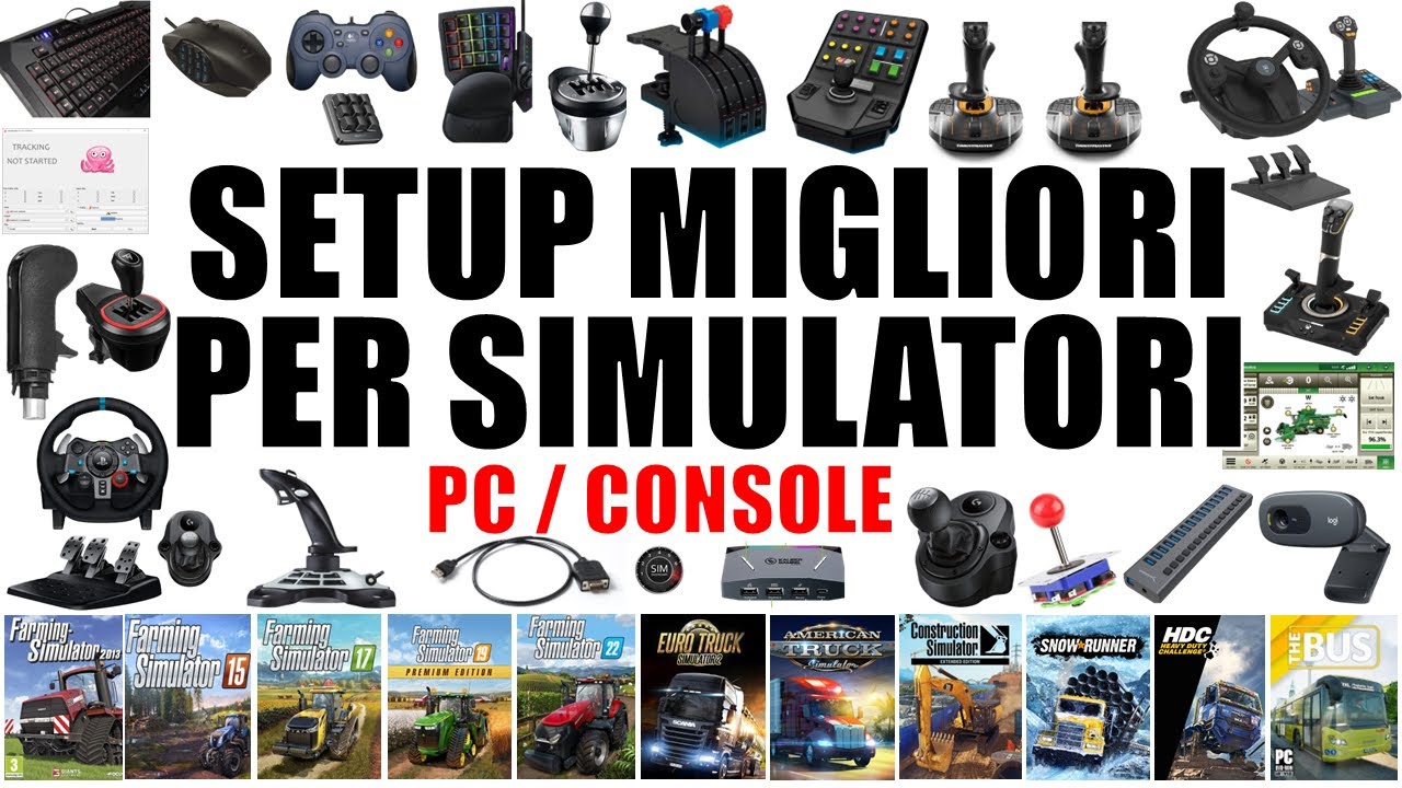 🕹️ MIGLIORI SETUP per SIMULATORI e non solo | PC/CONSOLE | Per tutte le tasche, spazi e gusti