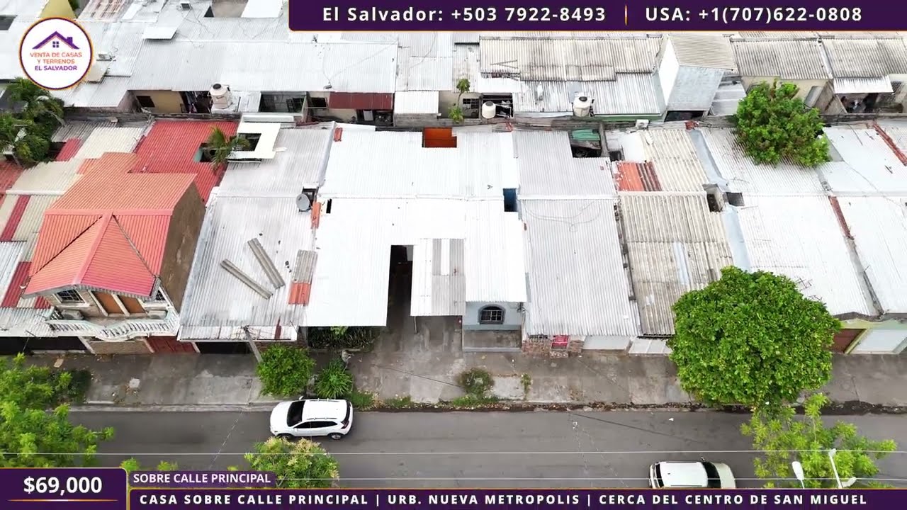 Casa en Calle Principal a Minutos de Metrocentro San Miguel | Análisis de Distribución | $69,000
