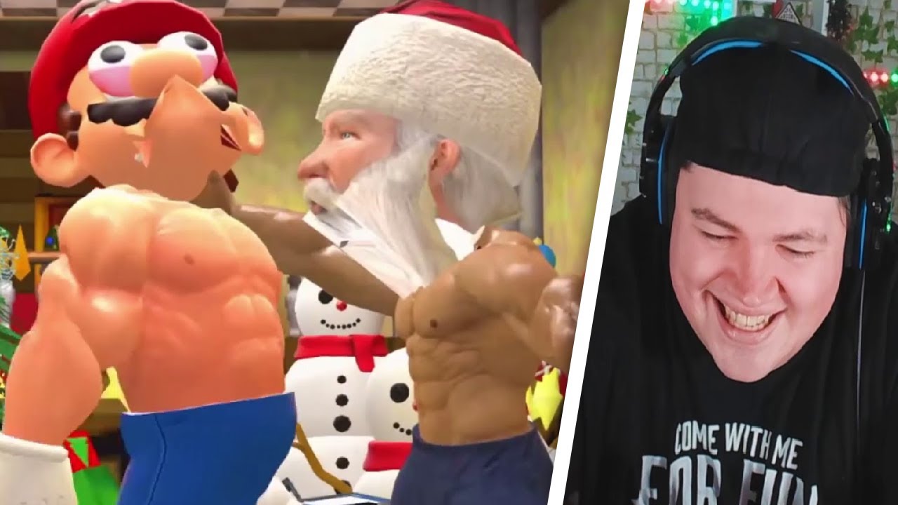 Mario Spielt Verfluchte Mario Spiele | SMG4 | REAKTION
