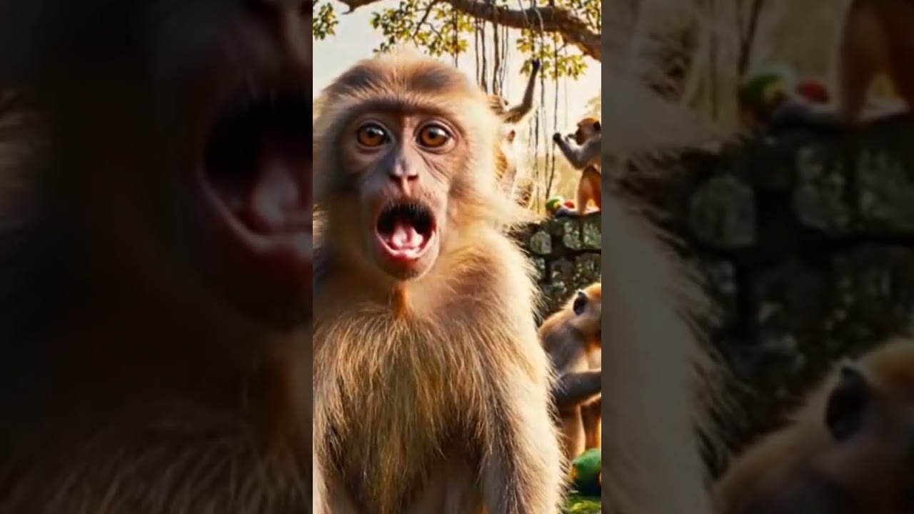 Cute monkey #cute #monkey #kidslearning #kidsawareness #learningbywatching