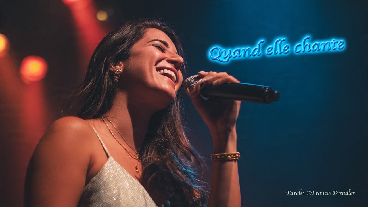Quand elle chante