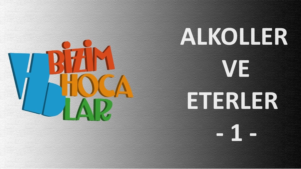 ALKOLLER VE ETERLER 1 - 12. SINIF - AYT