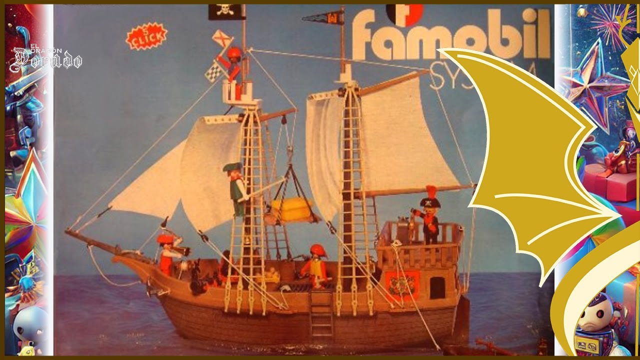 🧧RESTAURACION BARCO PIRATA PLAYMOBIL 3550✨Famobil✨
