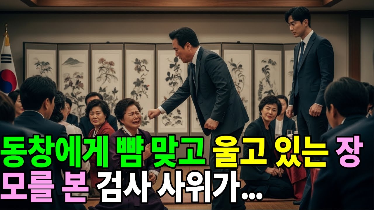 동창에게 뺨 맞고 울고 있는 장모를 본 검사 사위가…